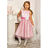 Платье для девочки р/р: 134/68, цв. розовый, арт. 18-144